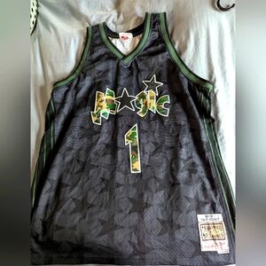Used Mitchell And Ness Tracy Mcgrady Jersey Camo